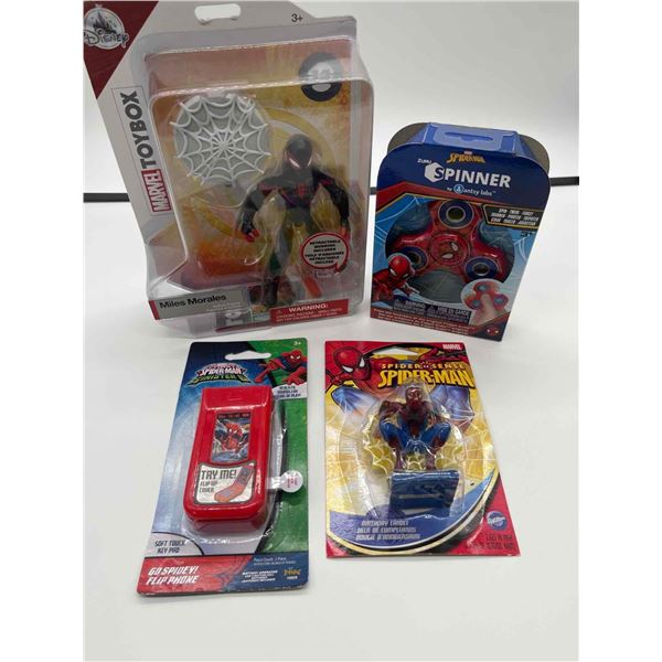 Lot of 3 Spiderman Toys