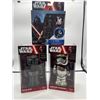 Image 1 : Star Wars Disney Lot of 3 Action Figures. Kylo Ren  /  Kylo Ren Tin Wind up / Captain Phasma Tin Win