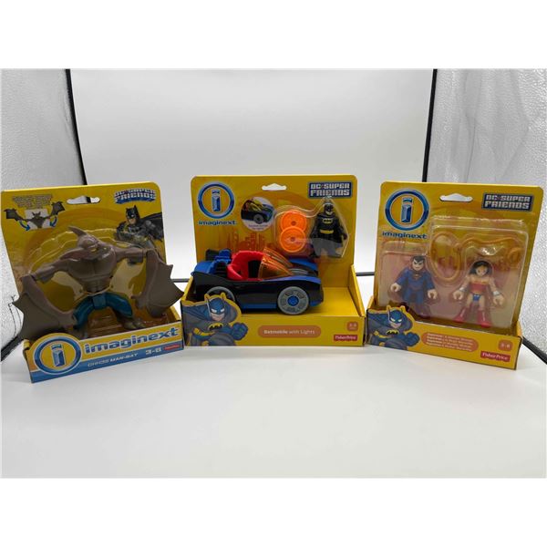 Imaginext Lot of 3 DC Super Friends