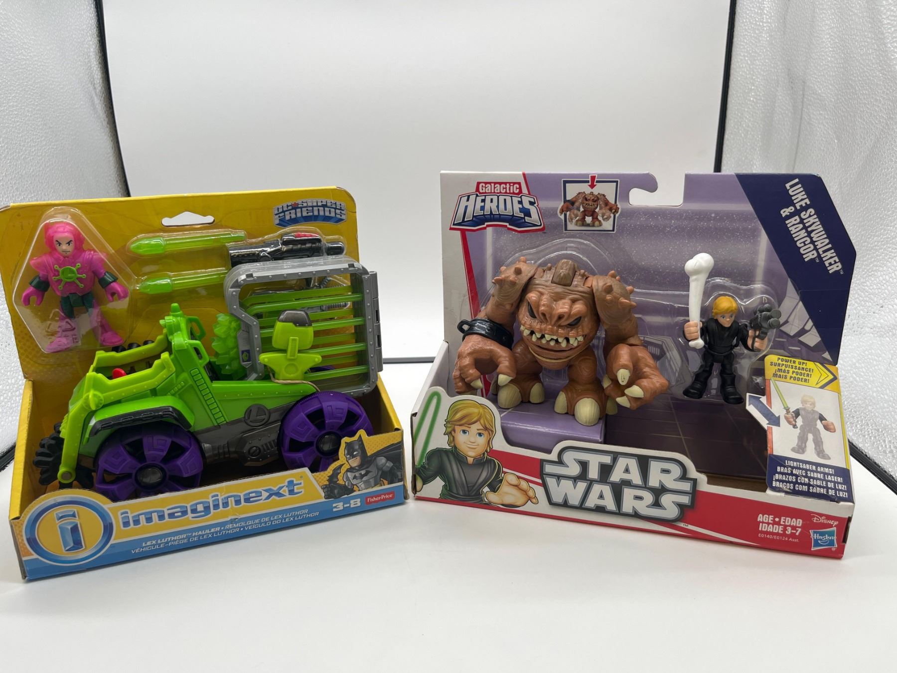 Imaginext Pi Imaginext Lex Luthor Hauler & Galactic Heroes Star Wars Luke Skywalker ...