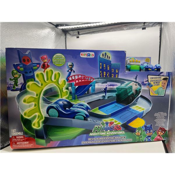 PJ Masks NightTime Adventures Rev-N-Rumblers Track Playset