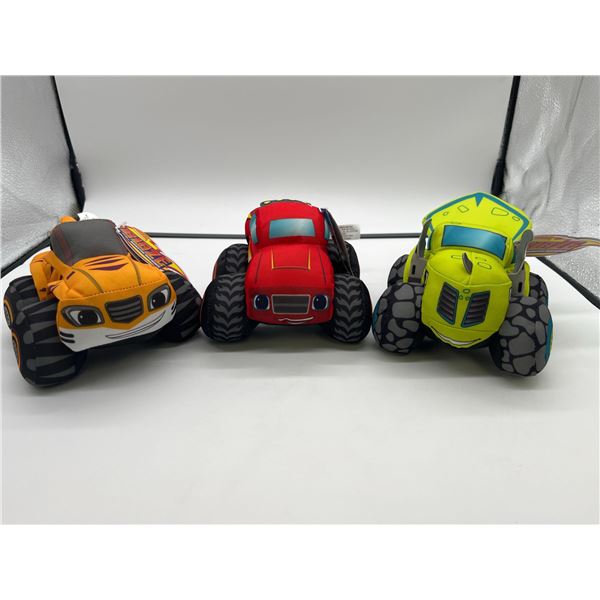 Blaze And The Monster Machines Set of 3 Soft Vehicles