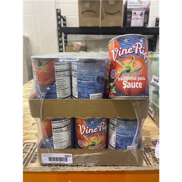 Vine Ripe Low Sodium Traditional Pasta Sauce 24 x 425g
