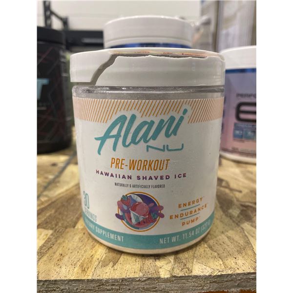 Alani NU Pre-Workout Hawaiian Shaved Ice 327g
