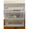 Image 2 : 3 Drawer Wide Cart White – Brightroom