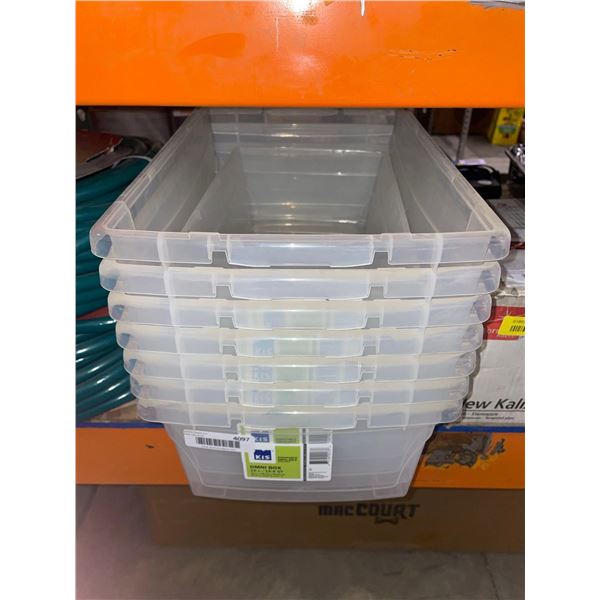 KIS Stackable Omni Box 15L Lot of 7