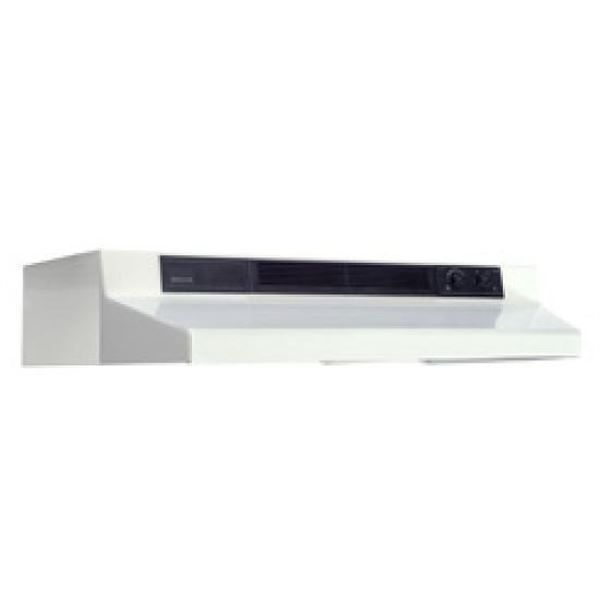 Broan GP130WHN Range Hood, 30 inch Exterior Width, Under-Cabinet, Under-Cabinet, 220 CFM, Accepts Bo