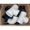 Image 1 : Assorted Lot of PVC Joints Black and White