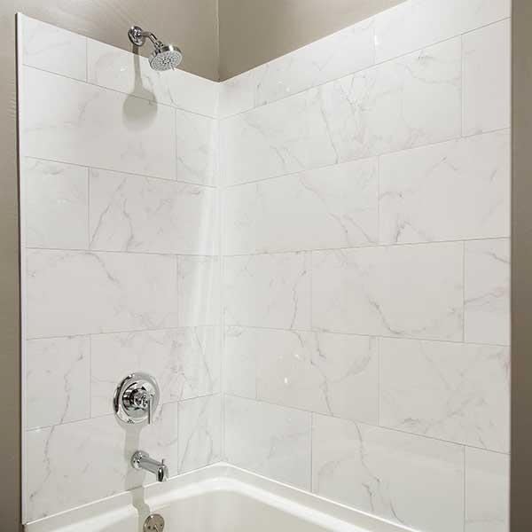 Palisade Waterproof, Grout-Free Wall Tiles 8 Tiles 21 Sq Ft