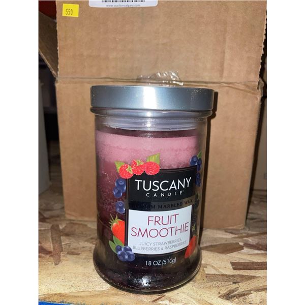 Tuscany Candle Marbled Wax Fruit Smoothie 4 x 510g
