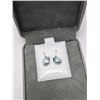 Image 5 : 10K Yellow Gold 1.93G 8.4Ct Bue Topaz Earrings, Made in Canada, Appraised Retail $1000