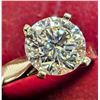 Image 4 : 14K White Gold 2.4G 1.3Ct Lab Diamond Ring (~Size 6) Made in Canada, Appraised Retail $5600