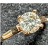 Image 1 : 10K Yellow Gold 2G 0.7Ct Natural Diamond Ring (~Size 6), Made in Canada, Appraised Retail $3100