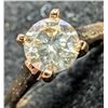 Image 3 : 10K Yellow Gold 2G 0.7Ct Natural Diamond Ring (~Size 6), Made in Canada, Appraised Retail $3100