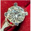 Image 1 : 14K White Gold 3.1G 1Ct Lab Diamond Si Fg Ring (~Size 6.5), Made in Canada, Appraised Retail $5500