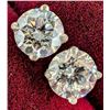 Image 2 : 14K White Gold 1.4Ct Lab Diamond Vs2-Si1 I Color Earrings, Made in Canada, Appraised Retail $3250