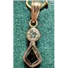 Image 2 : 14K Rose Gold 0.52G Natural Diamond 0.95Ct Pendant, Appraised Retail $2475