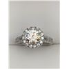 Image 5 : 2.00 CT GRA CERTIFIED ROUND BRILLIANT CUT MOISSANITE STONE VVS D COLOR WITH 99 ROUND CUT MOISSANITE 