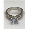 Image 2 : Tiffany Styled 1.0 Carat Princess cut Solitaire Engagement ring NEW size 7