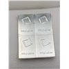 Image 2 : Valcambi Suisse .999 Pure SIlver LOT of 4 1g Wafer Bars