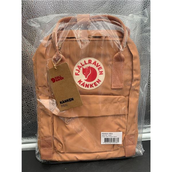 Fjallraven Kanken Mini Peach Backpack NEW