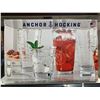 Image 1 : Anchor Hocking Glass Drinking Set (8 x 464ml, 8 x 355ml)