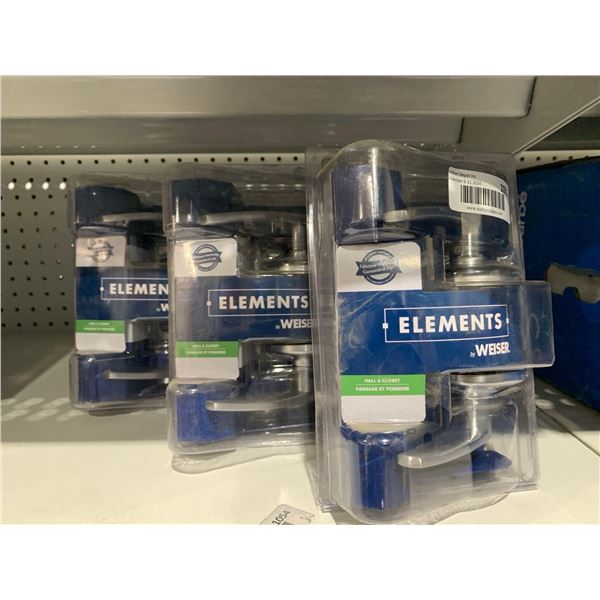 Weiser Elements Door Latch 3ct Satin Chrome