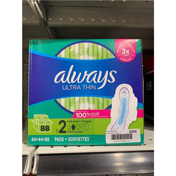Always Ultra Thin Pads (88 ct) Long Super