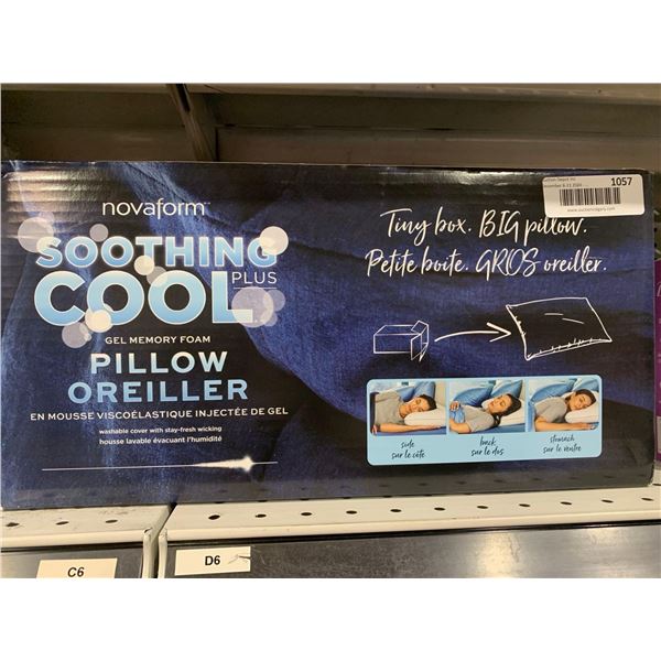 Novaform Soothing Plus Cool Gel Memory Foam Pillow (Queen)