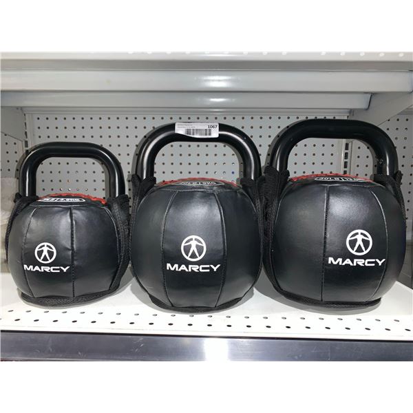 Marcy Padded Kettle Bells, 10lb, 20lb, 30lb
