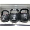 Image 1 : Marcy Padded Kettle Bells, 10lb, 20lb, 30lb