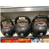 Image 2 : Marcy Padded Kettle Bells, 10lb, 20lb, 30lb