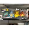 Image 1 : Pokemon 4pk Vinyl Figures (Bulbasaur, Squirtle, Pikachu and Charmander)