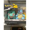 Image 2 : Pokemon 4pk Vinyl Figures (Bulbasaur, Squirtle, Pikachu and Charmander)