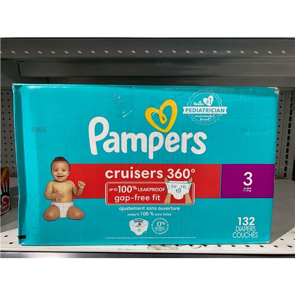 Pampers Cruisers Size 3 Diapers (132ct)