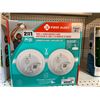 Image 1 : First Alert 2-in-1 Smoke and Carbon Monoxide Alarms 2pk