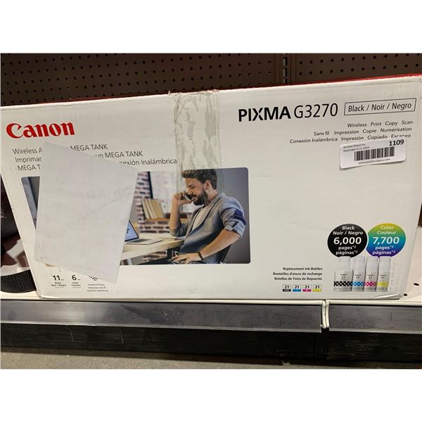 Canon Pixma G3270 Black Wireless Print Copy Scan