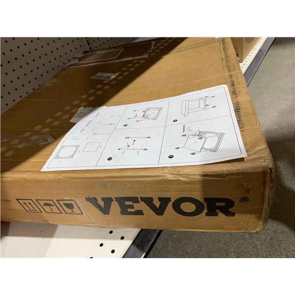 VEVOR 36x24x33.5 inch NSF Stainless Steel Work Table with Wheels Prep Table with casters Heavy Duty 