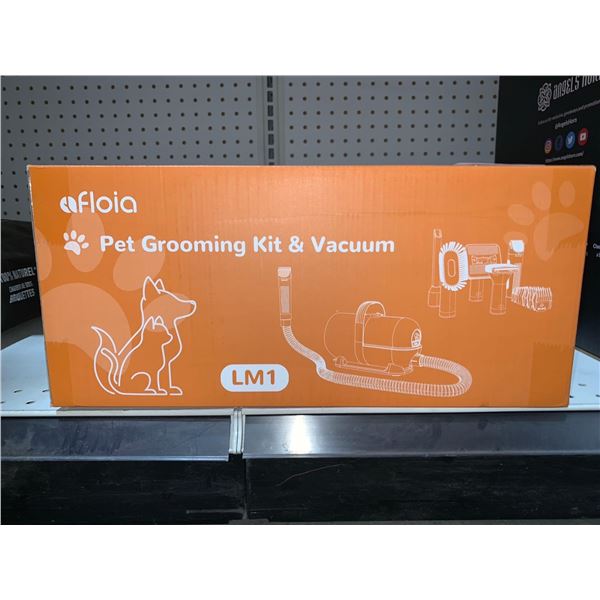 Afloia Dog Grooming Kit & Vacuum Suction, Professional Dog Clippers & Brush for Shedding with Pet Gr