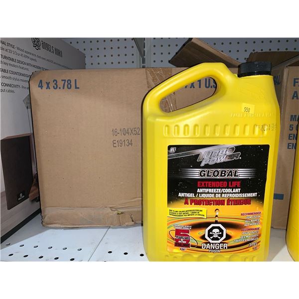 Turbo Power Global Extended Life Antifreeze/Coolant (4 x 3.78L)