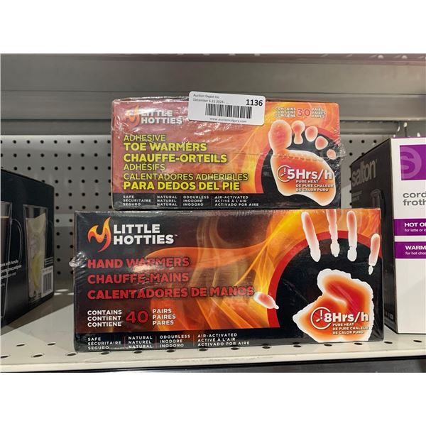 Little Hotties Toe Warmers (30 pairs) & Hand Warmers (40 Pairs)