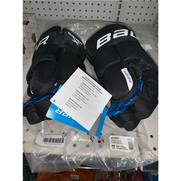 Bauer Hockey Gloves 18, Black and White