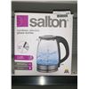 Image 1 : Salton Cordless Electric Glass Kettle 1500w, Elegant Blue LED with 1.7L Capacity