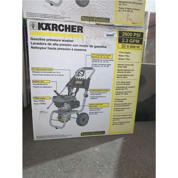 Karcher Gasoline Pressure Washer