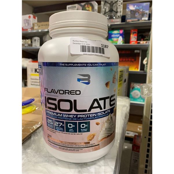 Flavoured Isolate, Whey Protein Powder (750g) Vanilla Cupcake