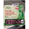 Image 2 : Holiday 18ft LED Candy Cane Rope Light (2ct)