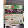 Image 3 : Holiday 18ft LED Candy Cane Rope Light (2ct)