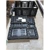 Image 1 : Lot of 3 Folding Crates 24" x 16"