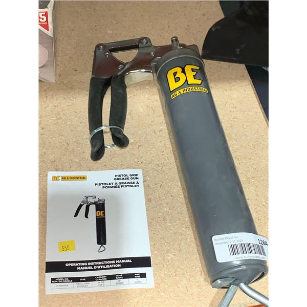 BE AG & Industrial Pistol Grip Grease Gun