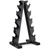 Image 1 : CAP Barbell Black A Frame Dumbbell Rack Model RK-12BIS